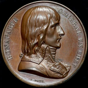 Napoleon Bonaparte, 1769-1821. Copper Medal. Battle Of The Pyramids, 1788. - Picture 1 of 5