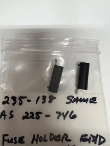 NSM - Pair of Fuse Caps - NOS - Part # 235-138 (Same as 225-746) - Picture 1 of 1