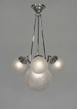 MULLER FRERES: FRENCH 1930 ART DECO CHANDELIER ........... 1925 lamp degue era