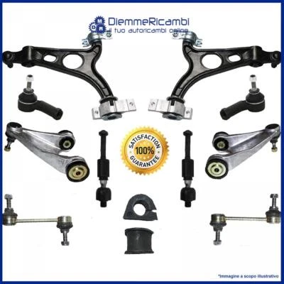 KIT BRACCI SOSPENSIONE ANTERIORI RINFORZATI ALFA ROMEO 147 - 156 - GT - 12PZ - Immagine 1 di 4