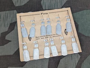 Vintage German Finis Einfädler Full Card of Sewnedle Threader Tool 1940s - Bild 1 von 7