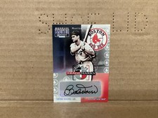 2001 Donruss Signature Team Trademarks Masters Series #15 Bobby Doerr Auto