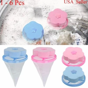 6X Floating Pet Fur Catcher Laundry Lint Hair Remover Filter For Washing Machine - Picture 1 of 13