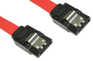 LOCKING Straight SATA To SATA Cable Hard Drive Data Lead 90cm - Afbeelding 1 van 6