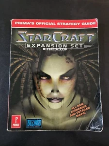 StarCraft Brood War Expansion Set PC CD-ROM Game - Book Only Maps Scenarios - Picture 1 of 2
