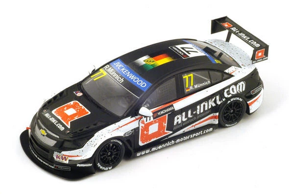 Modellino auto scala 1:43 Spark Model  CHEVROLET CRUZE N.77 HUNGARORING WTCC ... - Immagine 1 di 1