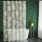 Sheer lace Shower Curtain - Classic Elegant Rustic Maple Leaf Sheer Shower Cu...