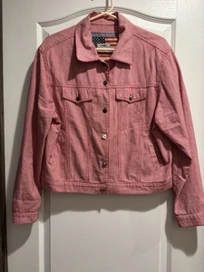 VTG Koret City Blues Petites Jacket Womens M Red Gingham Check Western Retro - Picture 1 of 17