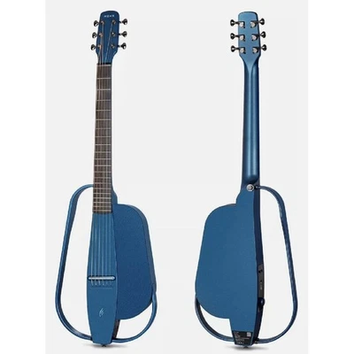 ENYA NEXG Akustick E-Gitarre Silent Guitar mit eingebautem Verstärker Blau - Bild 1 von 4