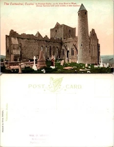 Vintage Postcard The Cathedral Cashel Ireland Religious Landmark - Picture 1 of 1