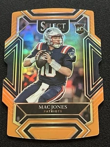2021 Panini Select - Club Level Mac Jones #251 Orange Prizm Die-Cut /249 (RC) - Picture 1 of 2