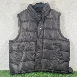 Arizona Jean Company Puffer Weste Herren 2XL braun Daunen gefüllt gesteppt Outdoor Reißverschluss - Bild 1 von 8