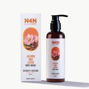 Jabón corporal Nature4Nature jojoba y loto para todo tipo de piel 200 ml - Imagen 1 de 8