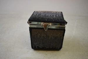 LULU GUINESS Opera Beaded Box Cube Handbag - Picture 1 of 11