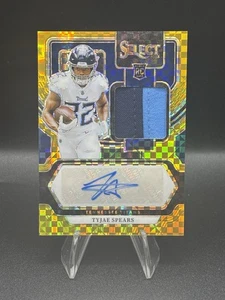 2023 Panini Gold Select Tyjae Spears #RSM-TSP Rookie Card Auto RPA /10 Titans - Picture 1 of 3