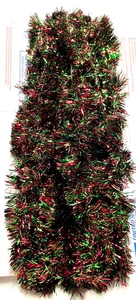 Christmas tree tinsel- Red and Green- 50' - Picture 1 of 1