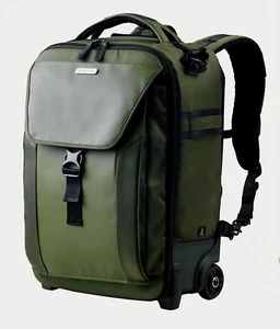 Vanguard VEO Select 59T GREEN - 26 Litre 2-wheel Roller Case/Backpack - Picture 1 of 4