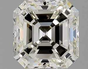 Asscher 1.50 Carat Cert. AGI Natural Mined Diamond Loose I color VVS2 clarity - Picture 1 of 2