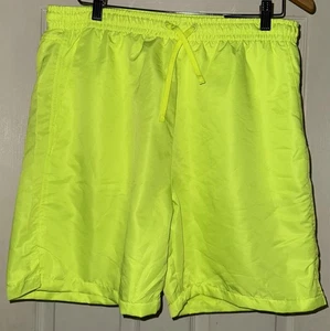 Galaxy Shorts Herren Large gelb Badehose Mesh gefüttert Kordelzug GMWYS-400NG - Bild 1 von 3