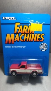Farm Machines 1/64 Ford F-250 4Wd Pickup Truck, Red & White - Picture 1 of 2