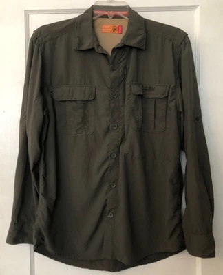 Bear Grylls, Craghoppers, Camisa para Hombre, EE. UU. Mediana/Reino Unido Grande, Verde, Ventilada Foto 1 de 4