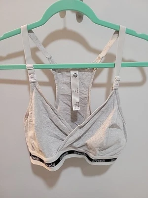Bravado! Designs Womens Large L Original Full Cup Nursing Bra Dove Heather Gray - Image 1 of 4