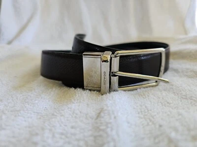 Man Belt Coach Reversible Black /brown - Image 1 of 4