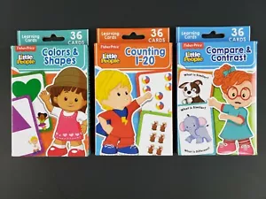 Flash Cards FISHER PRICE Little People Flash Cards, 36 carte/pk, 3 confezioni - Foto 1 di 8