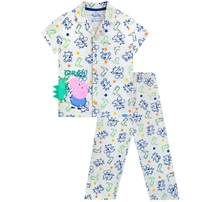 Ensemble pyjama George Pig enfant garçon 18 24 mois 2 3 4 5 6 7 8 ans pyjamas - Photo 1/4