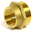 NNI FIRE HOSE HYDRANT HEX ADAPTER 2' Female NPT x 2-1/2' Male NST NH HSR-A2025FM