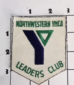 YMCA Patch Northwest Leaders Club Embroidered 3" Vintage Denim Sew On - Picture 1 of 1