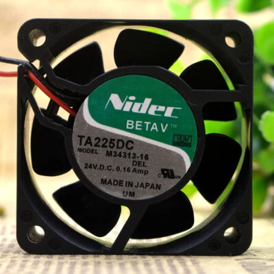 1pc NIDEC M34313-16 6025 6CM 24V 0.16A  Inverter  Cooling Fan - Image 1 of 4