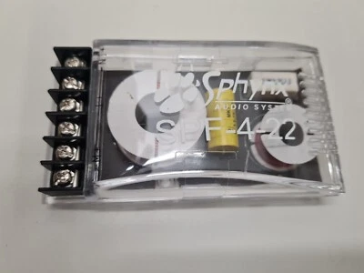 Sphynx Audio System 2 Wege Weiche Car-Hifi 4-8Ohm Frequenzweiche Hochtöner 2 St
