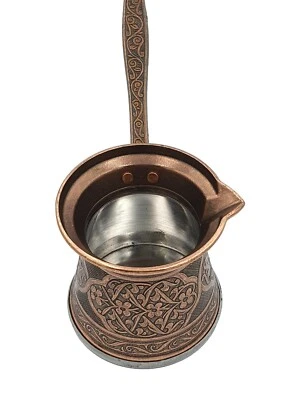 Türkische Kaffeekocher Mokkakanne Cezve Dzhesva Metal & Gussbeschichtung Kupfer - Bild 1 von 4