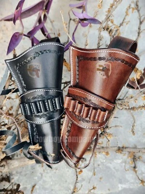 RIGHT HAND.22LR HOLSTER HERITAGE ROUGH RIDER QUICK DRAW HAND CRAFTED GENUINE USA - Image 1 of 4