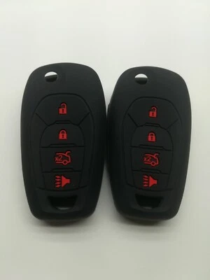 2*Cubierta de llave remota de silicona para Chevrolet Cruze LXP-T004 2016 2017 2018 2019 Foto 1 de 4