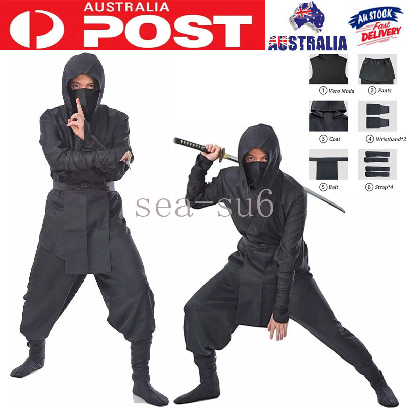 Spooktacular Creations Adult Halloween Ninja Costume for Women Fancy Dress Party Trick Treatment Cosplay Party