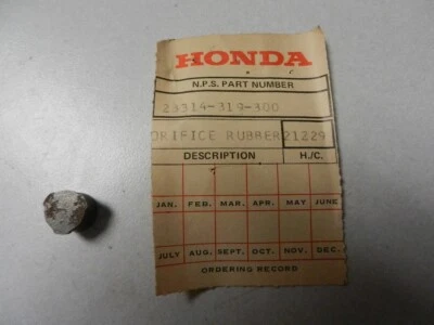 NOS Honda Orifice Rubber 1970-1971 CB450 CL450 1969-1975 CB750 23314-319-300 - Image 1 of 4