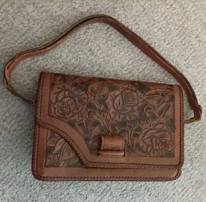 Price Slashed Gaitan Genuine Leather Handbag Brown Vintage Very Good Condition - Picture 1 of 4