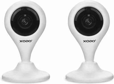 XODO E4 2-Pack 1080p 110° Wide-Angle Wireless Indoor Wifi Night Vision Camera