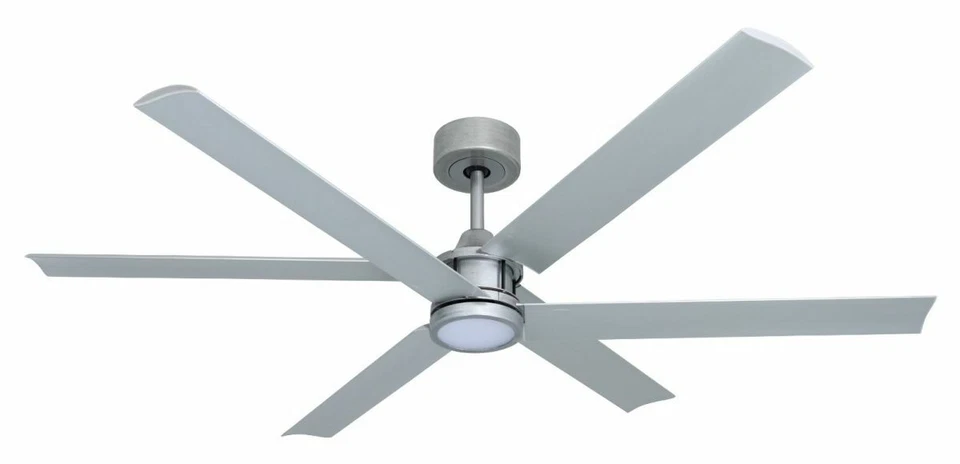 Vam Dc Wi-Fi Ventilatore da soffitto 3PLUS3 Alluminio LED 132 CM Telecomando - Immagine 1 di 1