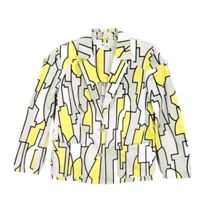 Emilio Pucci Firenze 91RB22/91645 Button Front Multicolor Blazer Jacket Sz 42 - Picture 1 of 14