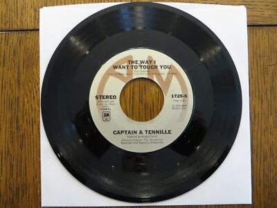 Captain & Tennille – The Way I Want To Touch You - 1976 - A&M 1725-S 7" Single - Image 1 of 2