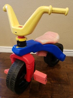 Bicicleta de juguete vintage Playskool 123 para niños Foto 1 de 4