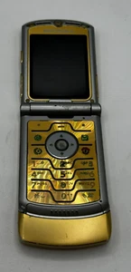 Phone Motorola RAZR Gold Dolce & Gabbana Mobile Phone Second Hand And Limited - Zdjęcie 1 z 10