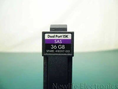 HP 418397-001 36GB 15,000 RPM 3 Gbps 2.5 in. SAS HDD 459889-001 DH036BAAKL - Image 1 of 4