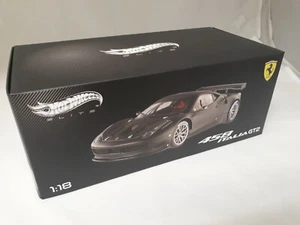Hot Wheels Elite Ferrari 458 Italia GT2 nera black 1/18 BCK09 - Foto 1 di 2