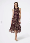 Tahari by Arthur S Levine Women's Sleeveless Embroidered Floral Dress Size XS