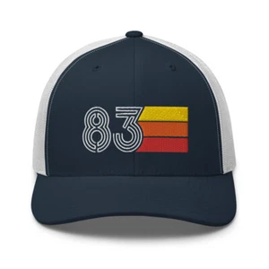 83 1983 Vintage Retro Bordado Camionero Gorra Gorra, 42º Cumpleaños Unisex Sombrero Regalo - Imagen 1 de 35