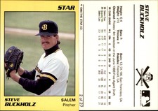 Steve Buckholz 1990 Star Salem Buccaneers #2 Card *AutographDen*